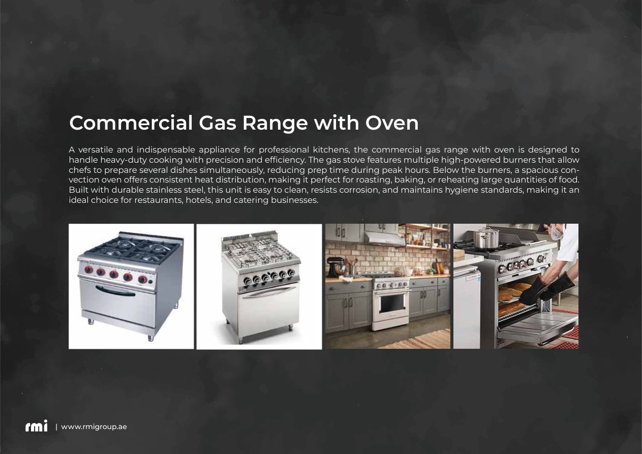 Commercial Gas Range