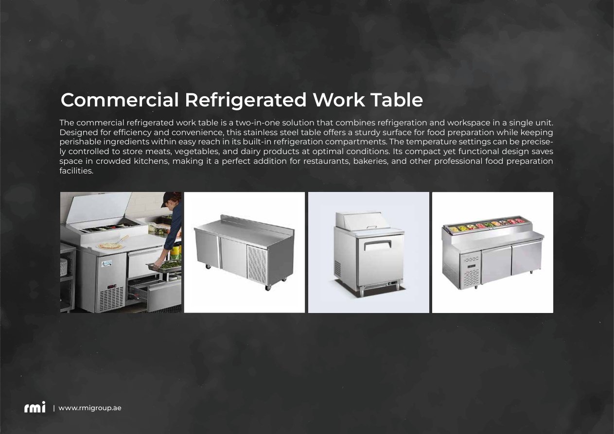 Commercial Refrigerated Work Table